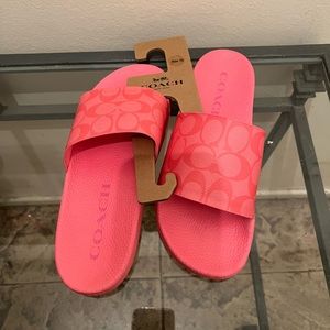 Coach slippers Brand  New